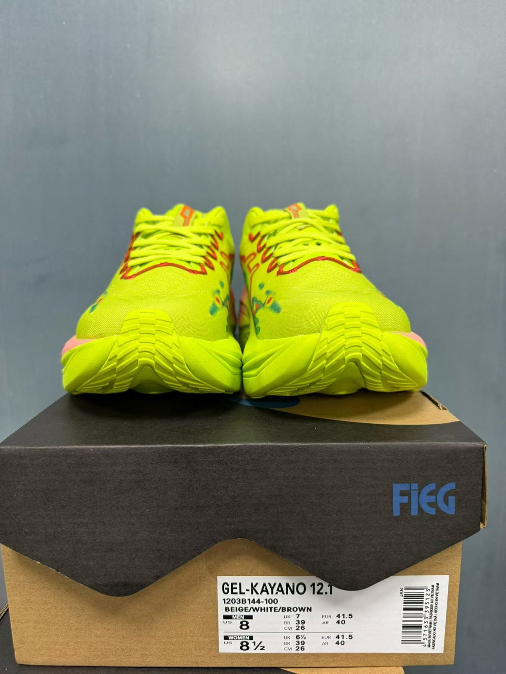 ASICS Superblast 3 Running Shoes Yellow/Red/Green 1013A180-005