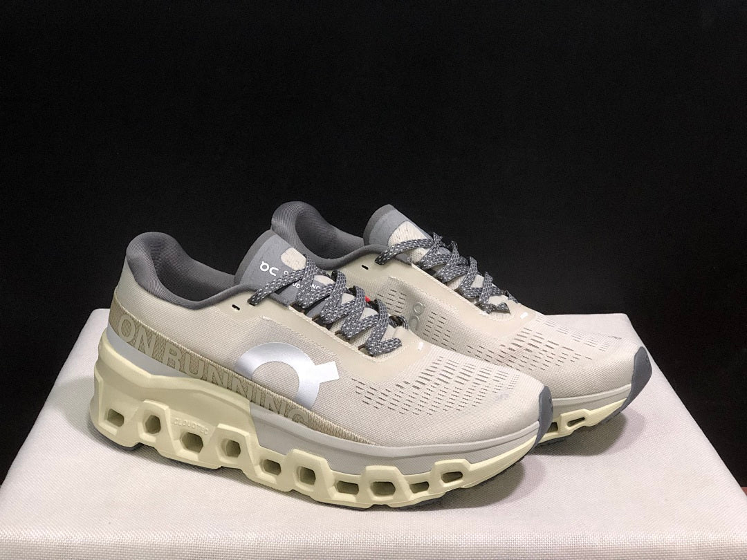 On Cloudmonster 2 Running Shoes Cream White