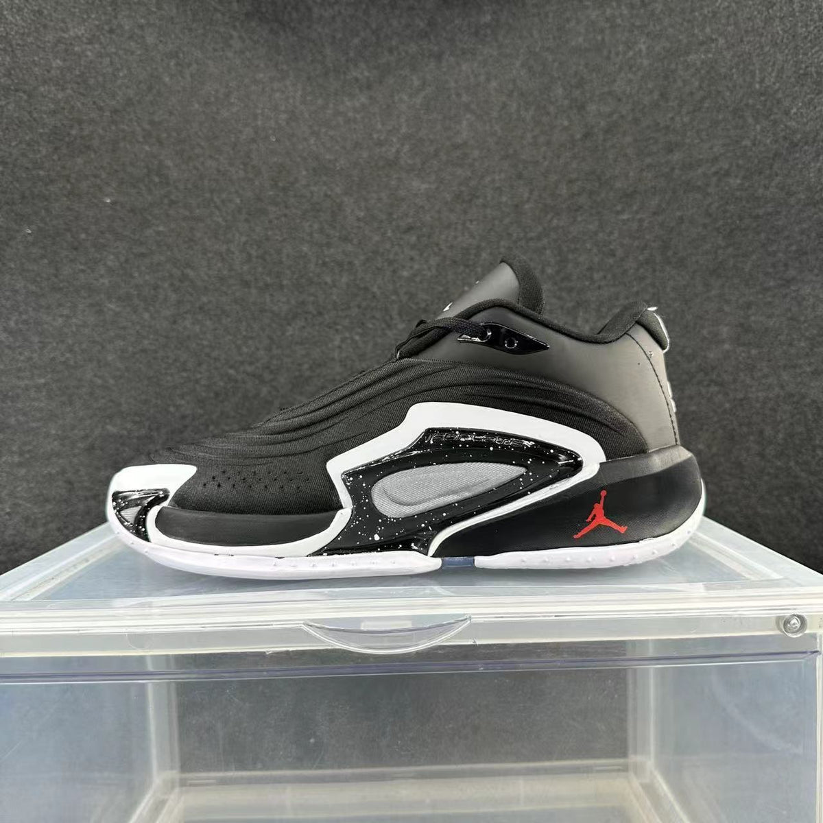 Jordan Black and White Basketball Sneakers