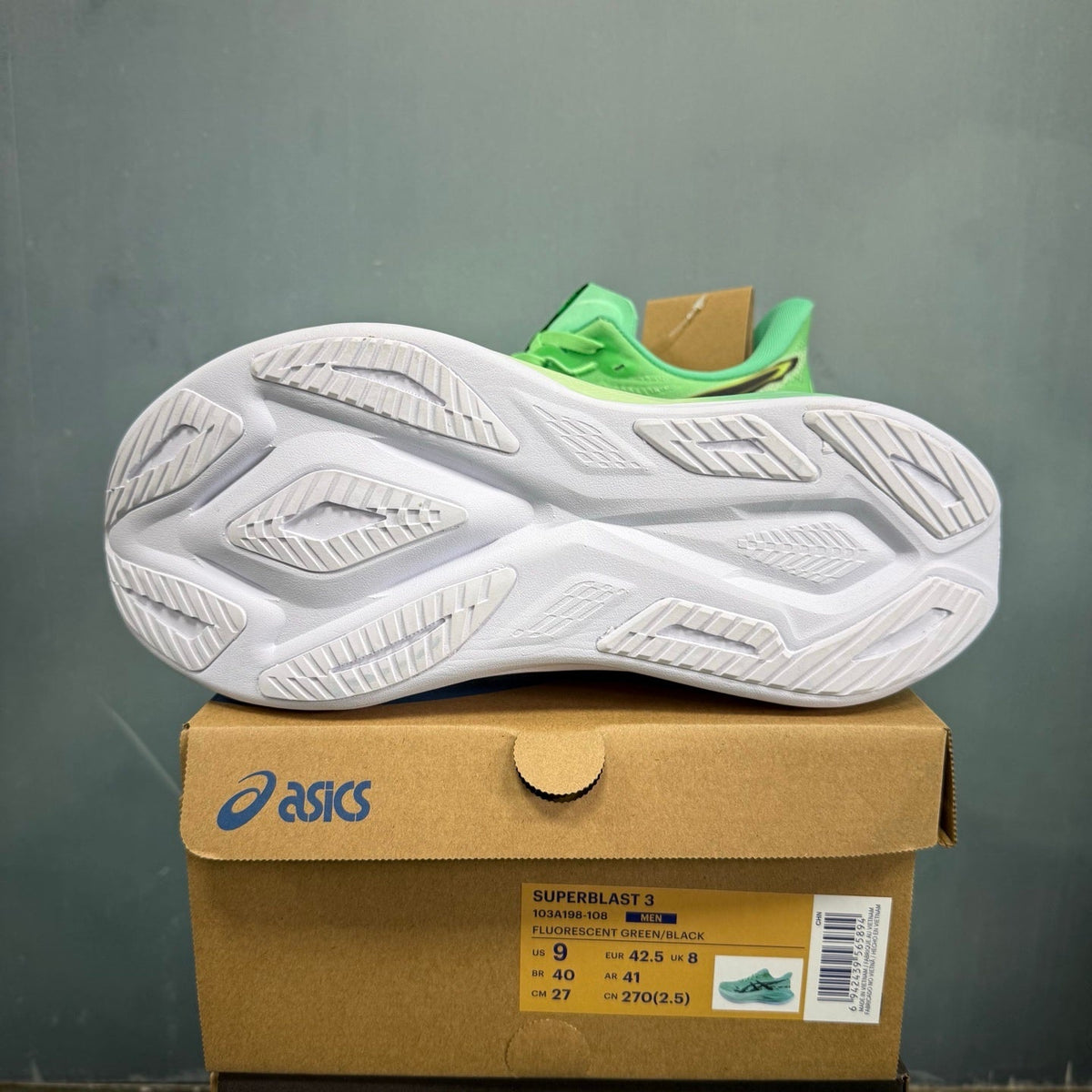 ASICS Superblast 3 Running Shoes Fluorescent Green/Black