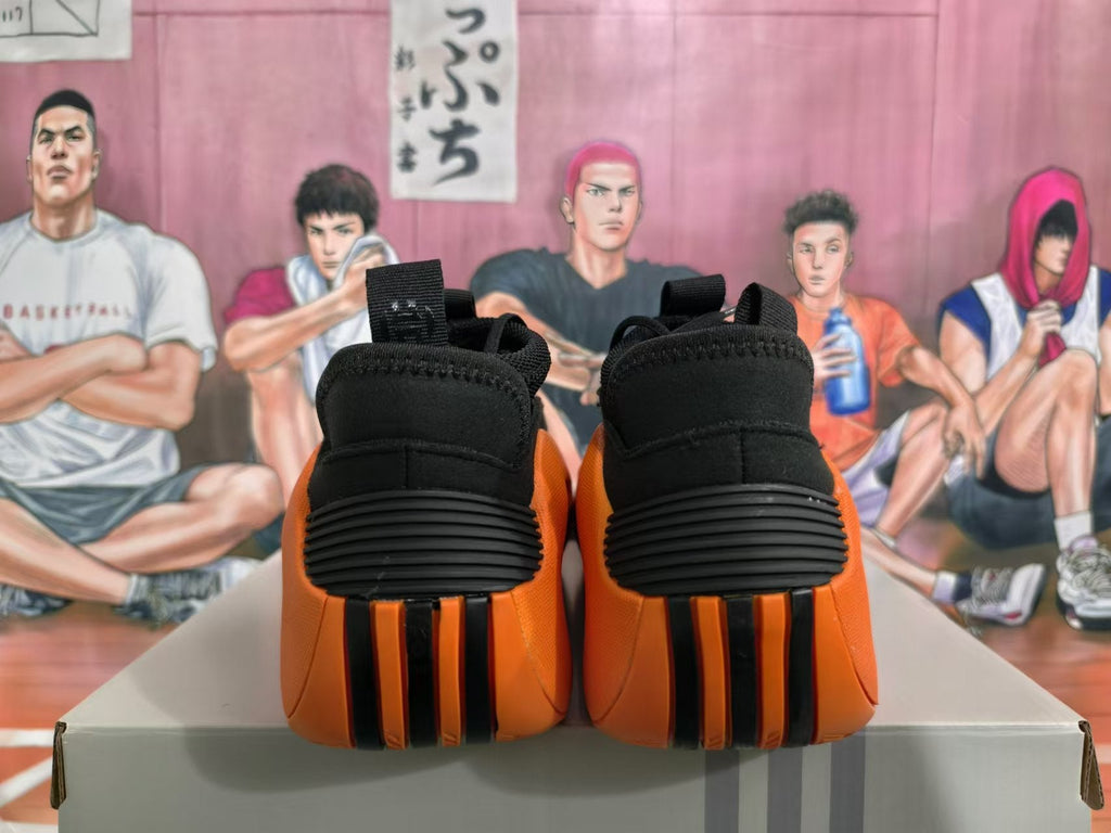 Black and Orange Basketball Sneakers