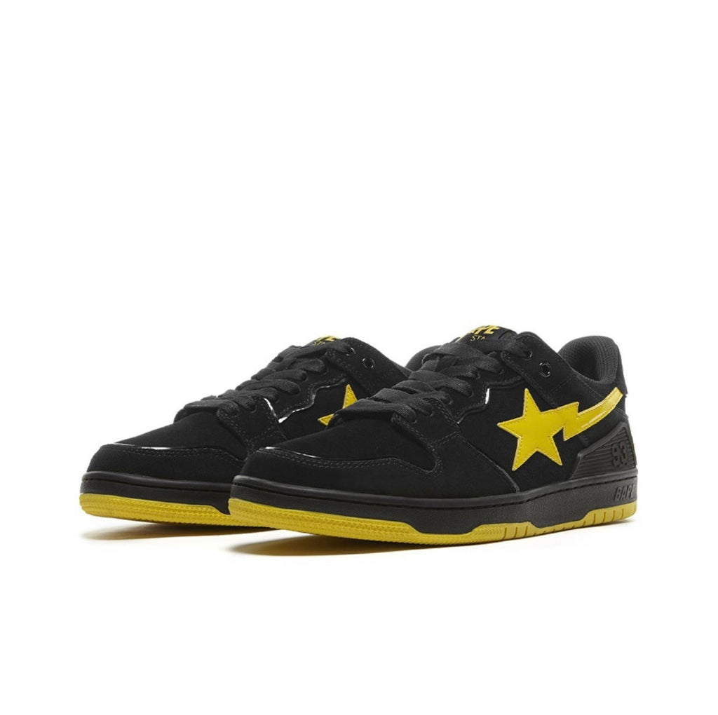 A Bathing Ape SK8 Sta Sneakers Black Yellow
