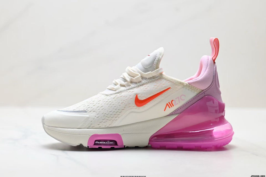 Nike Air Max 270 White Pink Sneakers JFD268-GED