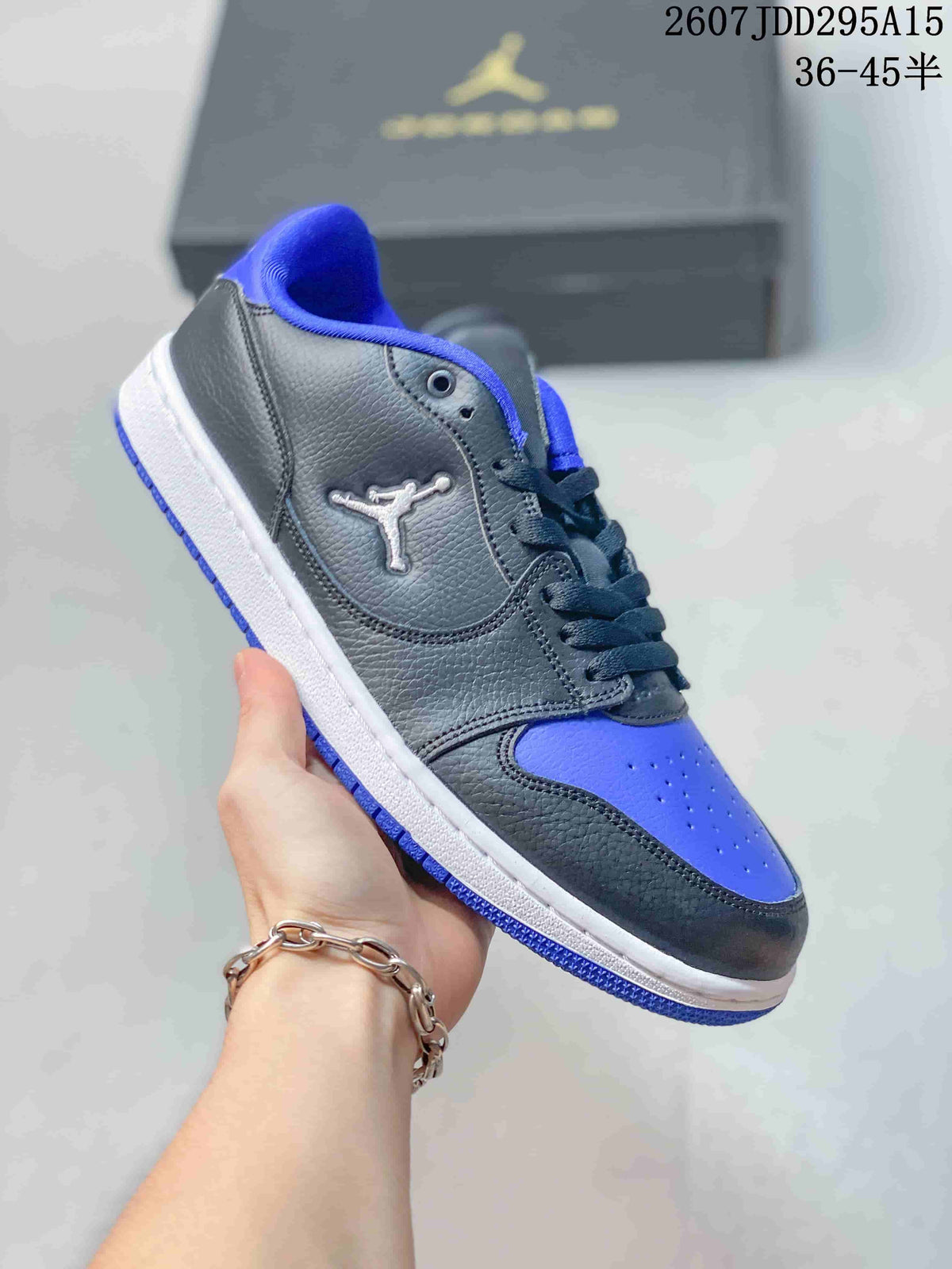 Jordan Air Jordan 1 Low Black Blue White Sneakers