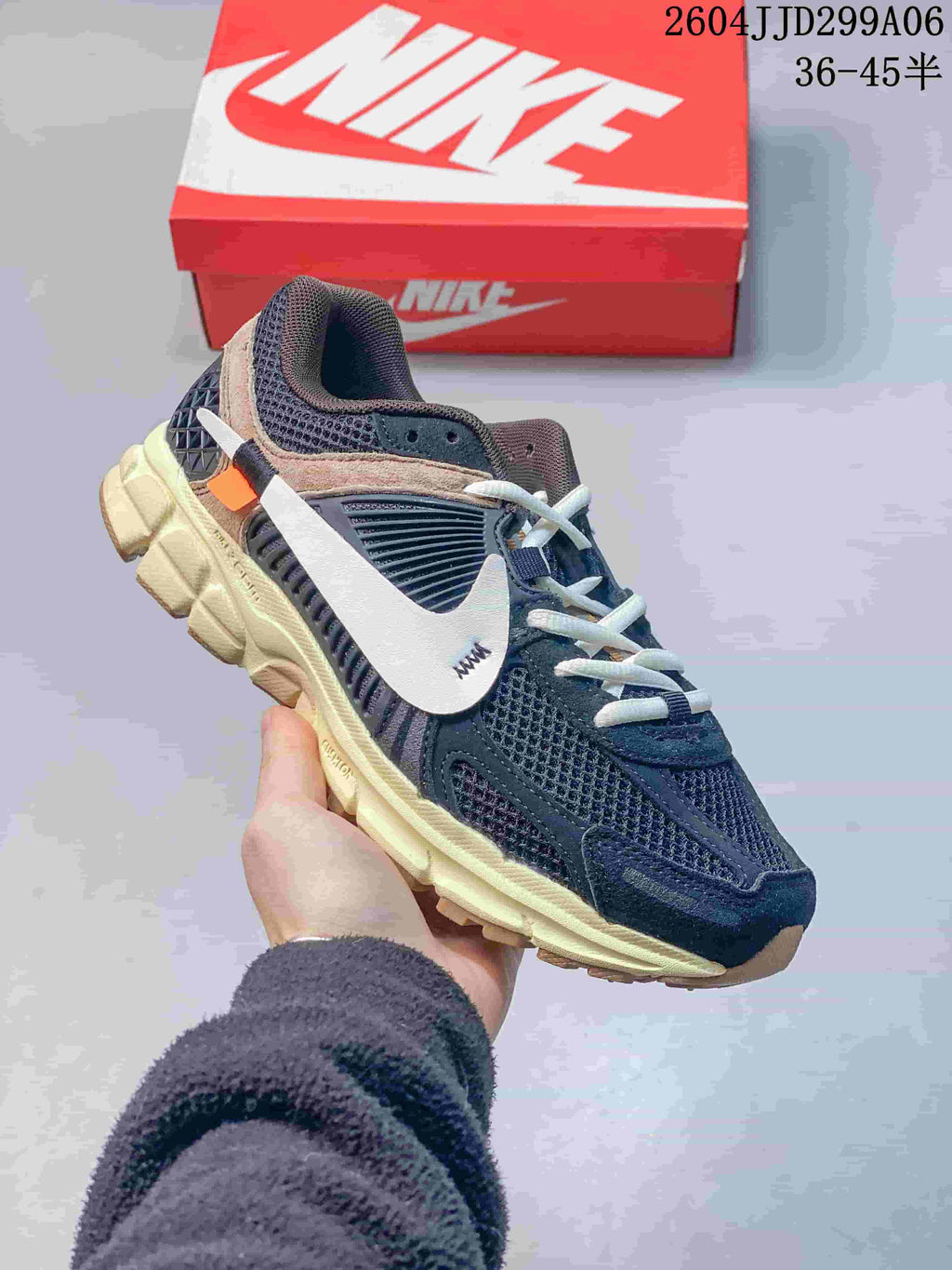 Nike Zoom Vomero 5 Sneakers Navy White FJ4151-004