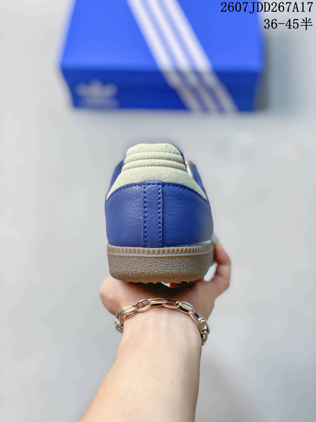 adidas Samba Sneakers Blue White Gray JDD267A17