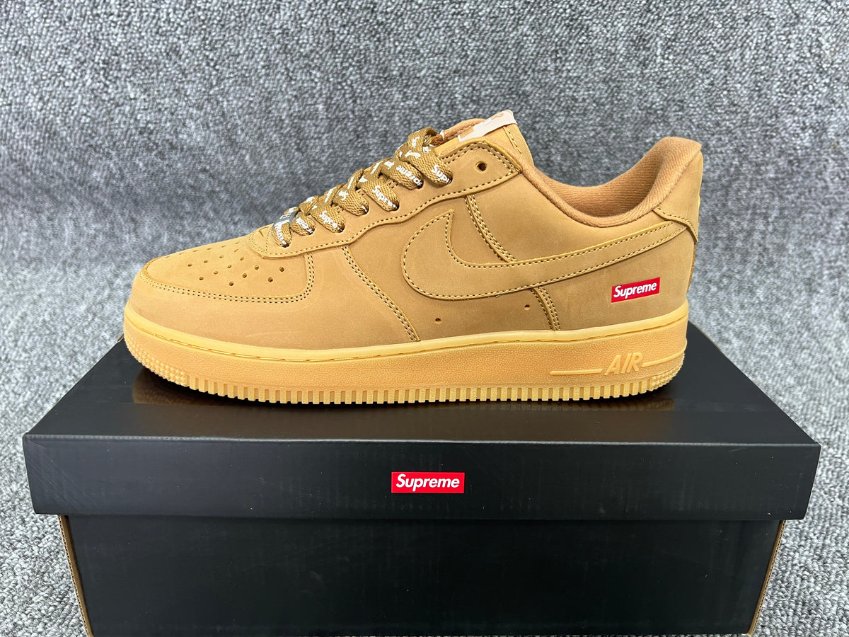 Nike Air Force 1 Low Supreme Tan Sneakers DN1555-200