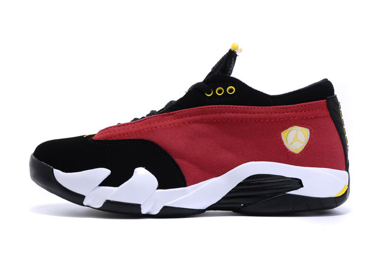 Jordan 14 Low Sneakers in White and Black
