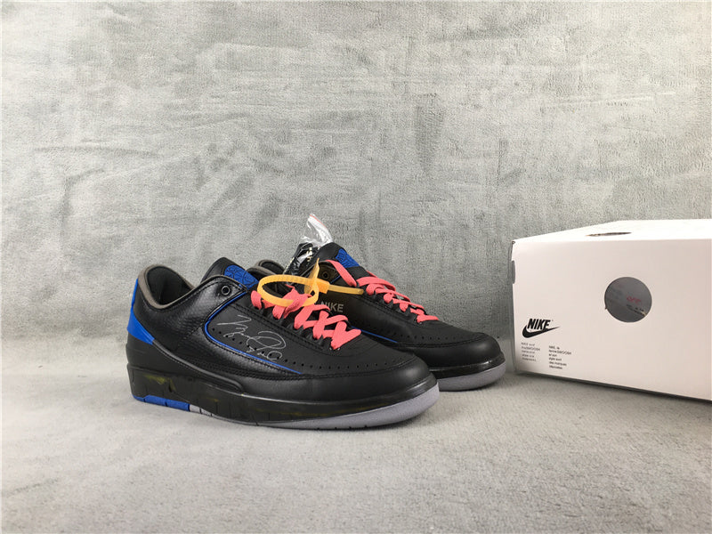 Nike Air Jordan 2 Retro Low SP Black Blue Sneakers