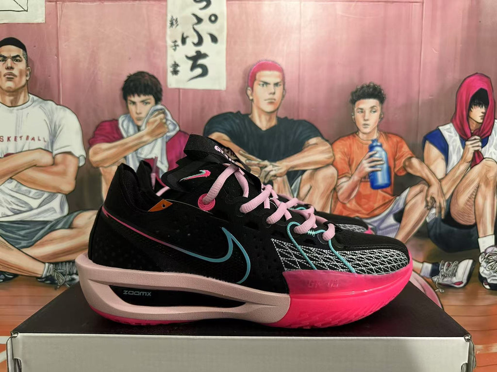 Nike Basketball Shoes Black Pink and Teal