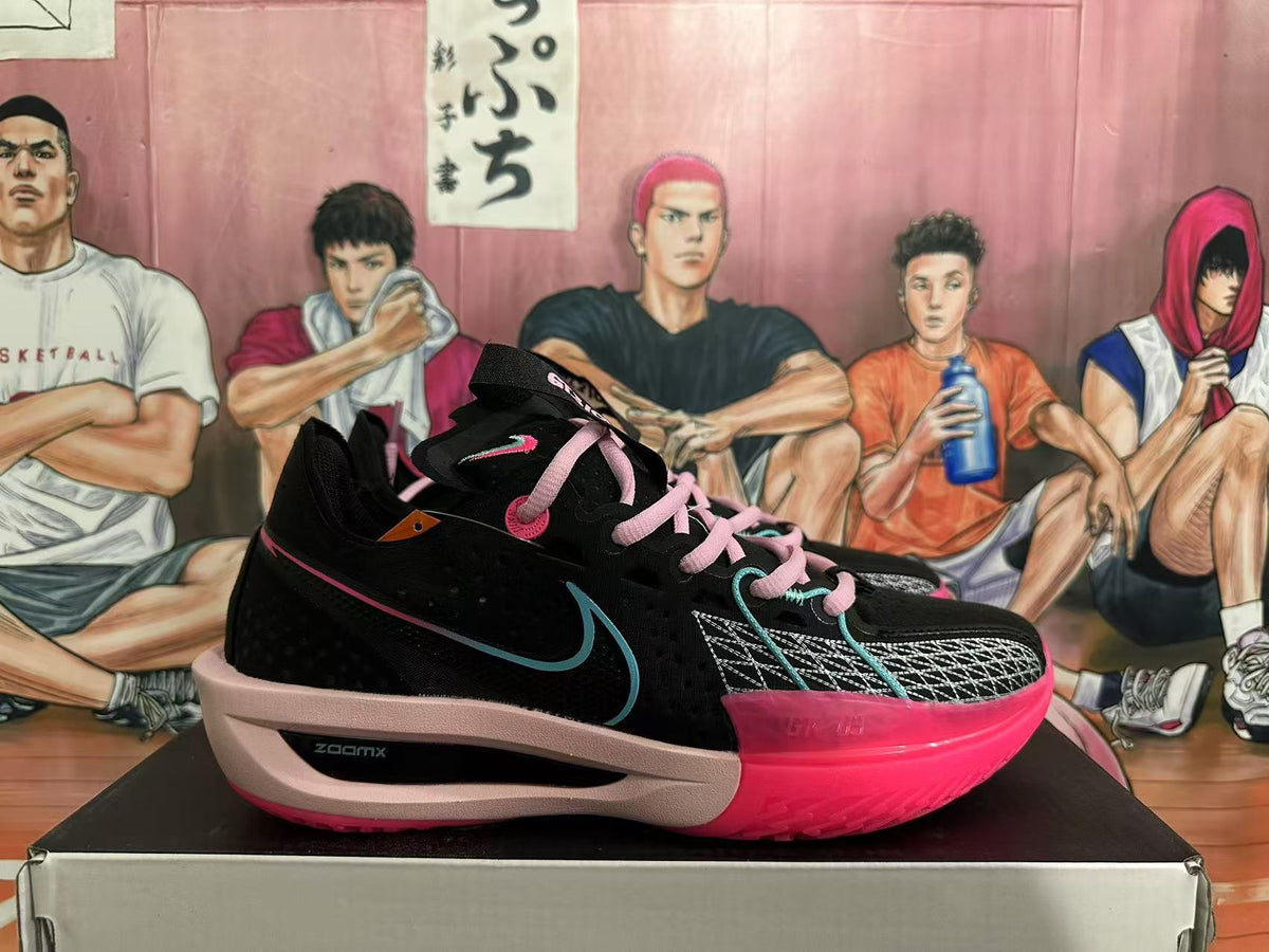 Nike Basketball Shoes Black Pink and Teal