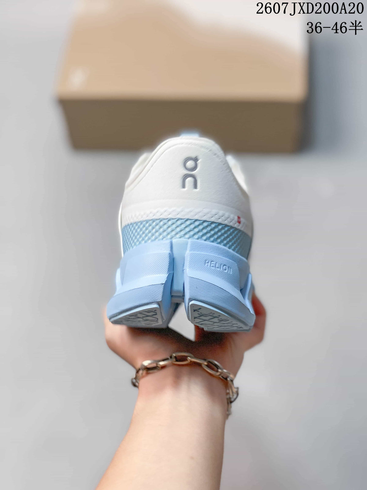 On Cloudswift Amp Women's Running Sneakers White Blue 07JXD200A20