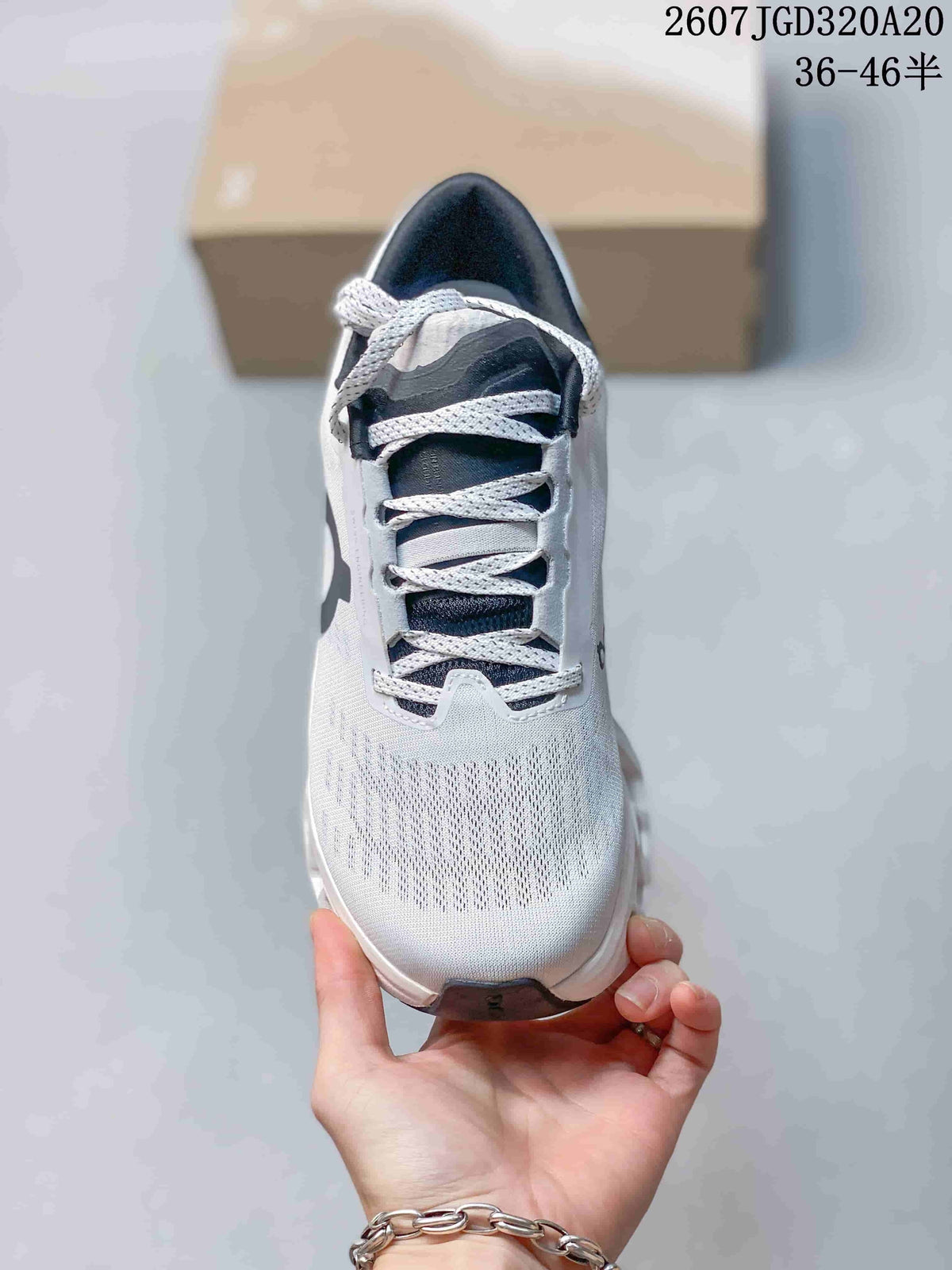On Cloudmonster 3 White Black Running Sneakers 2607JGD320A20