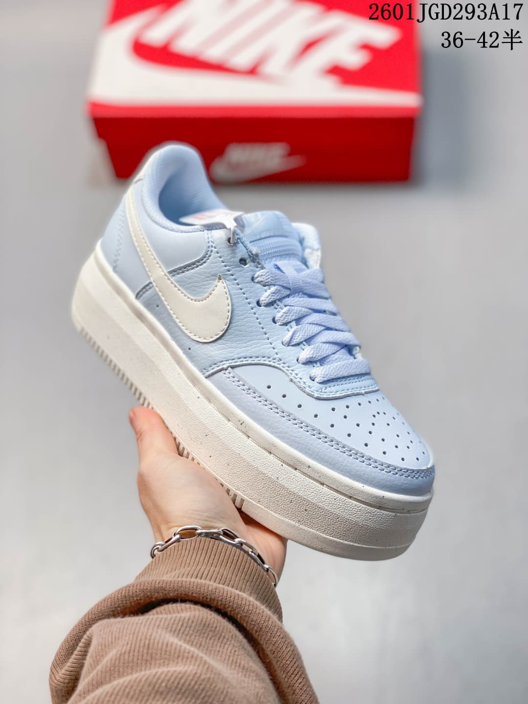 Nike Court Vision Alta Sneakers Light Blue/White DZ5394-101