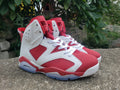 Jordan Air Jordan 6 Sneakers in Red and White