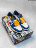 Nike Air Jordan 1 Retro Low OG Blue White Sneakers HV8566