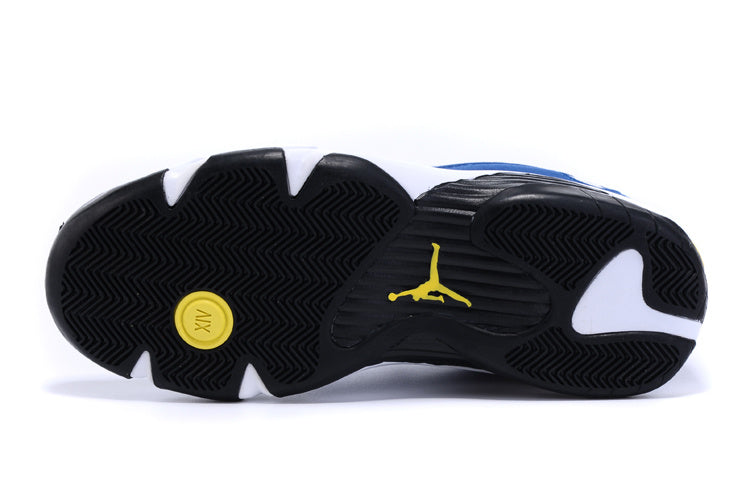 Jordan 14 Low Sneakers in White and Black