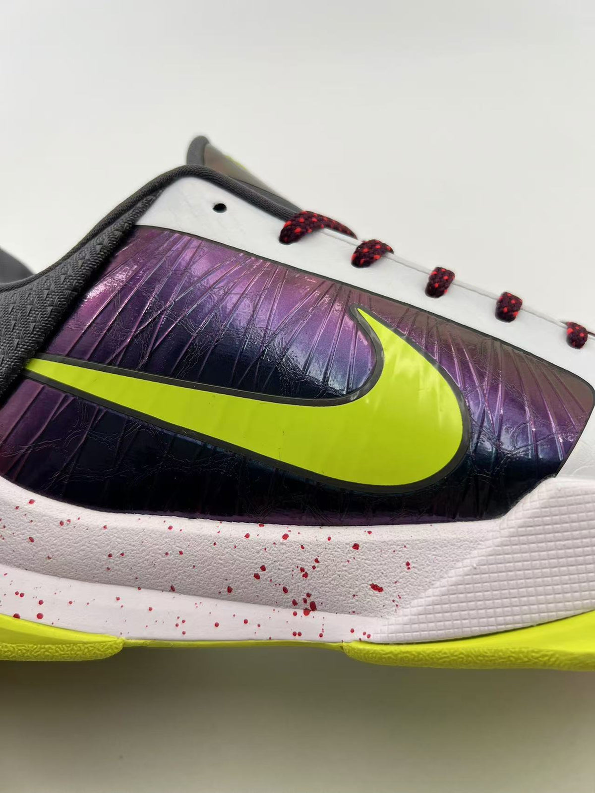 Nike Kobe 5 Protro Basketball Shoes White Purple Volt CD4991-100