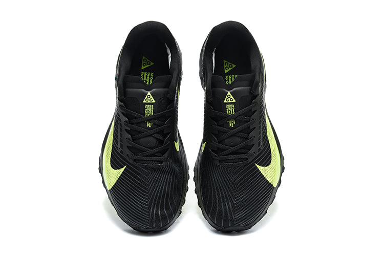Nike ACG ZoomX Trail Running Shoes, Black and Volt