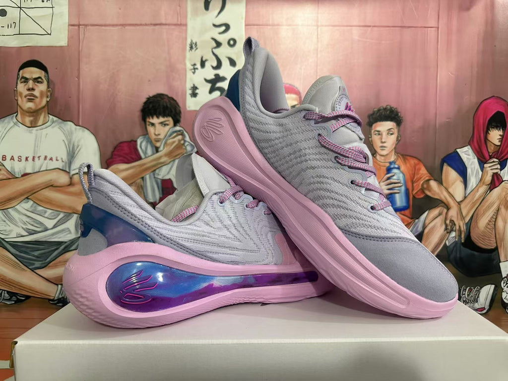 Nike Kyrie Low Basketball Shoes in Gray and Pink