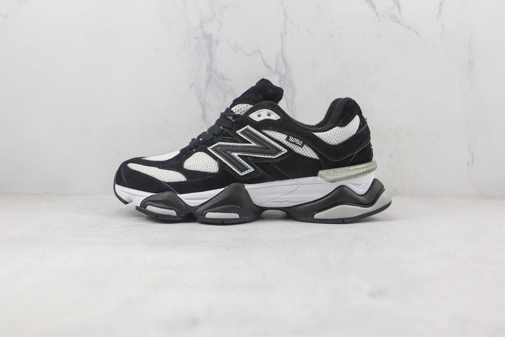 New Balance 9060 Black and White Sneakers