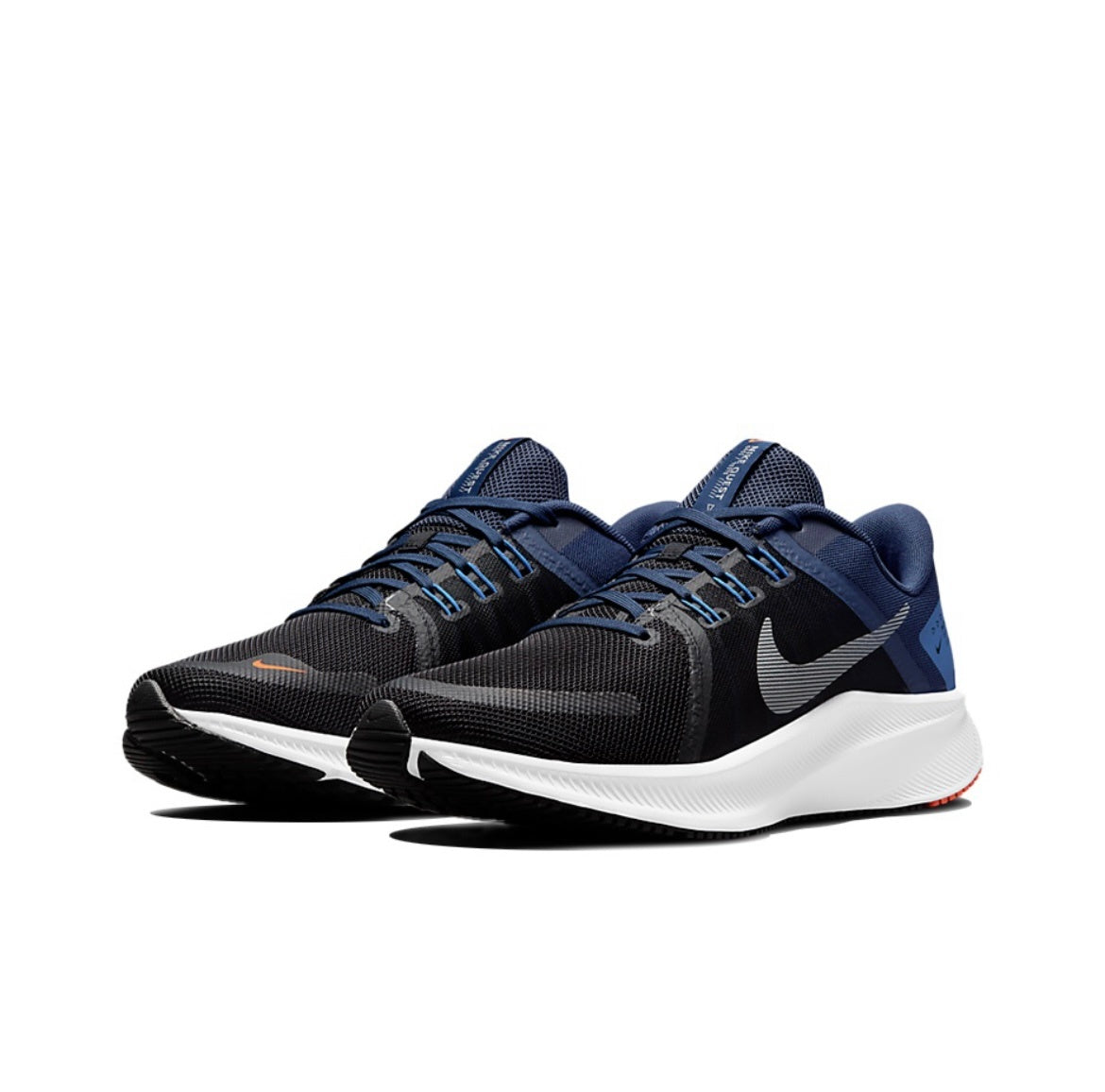 Nike Quest 4 Running Shoes Black Blue DA1105-004