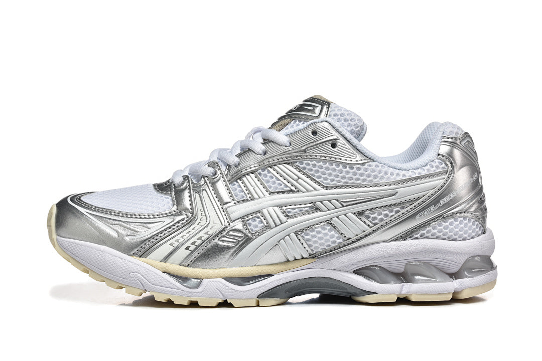 ASICS Gel-Kayano 14 Sneakers in White and Silver
