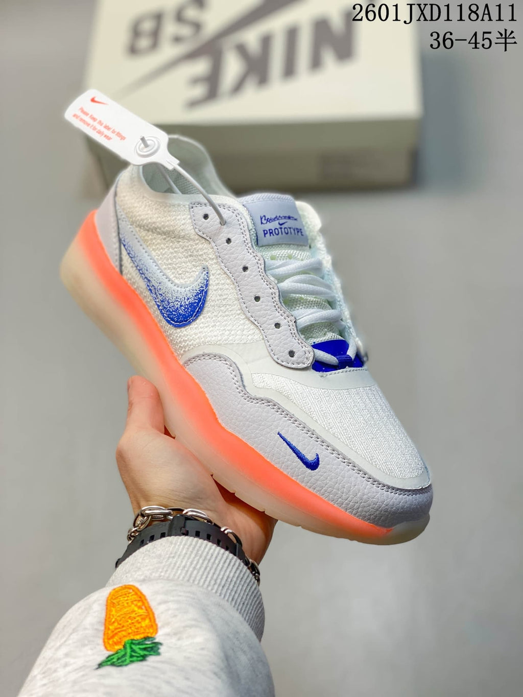 Nike SB PS8 Sneakers White Blue Orange FV8493-20