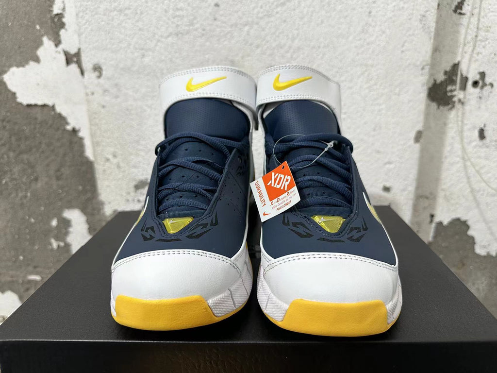 Nike Kobe 2K5 Basketball Shoes Grey Blue Yellow