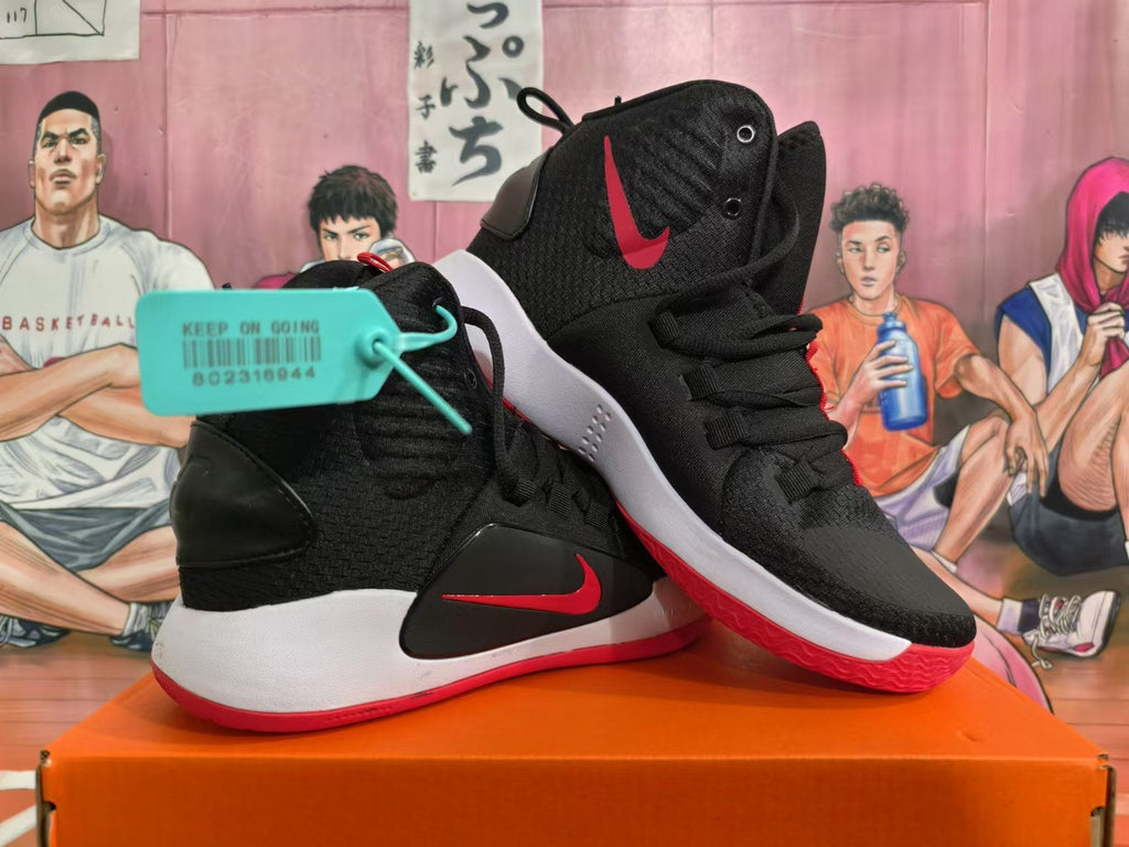 Nike Hyperdunk X Black and Red Basketball Shoes