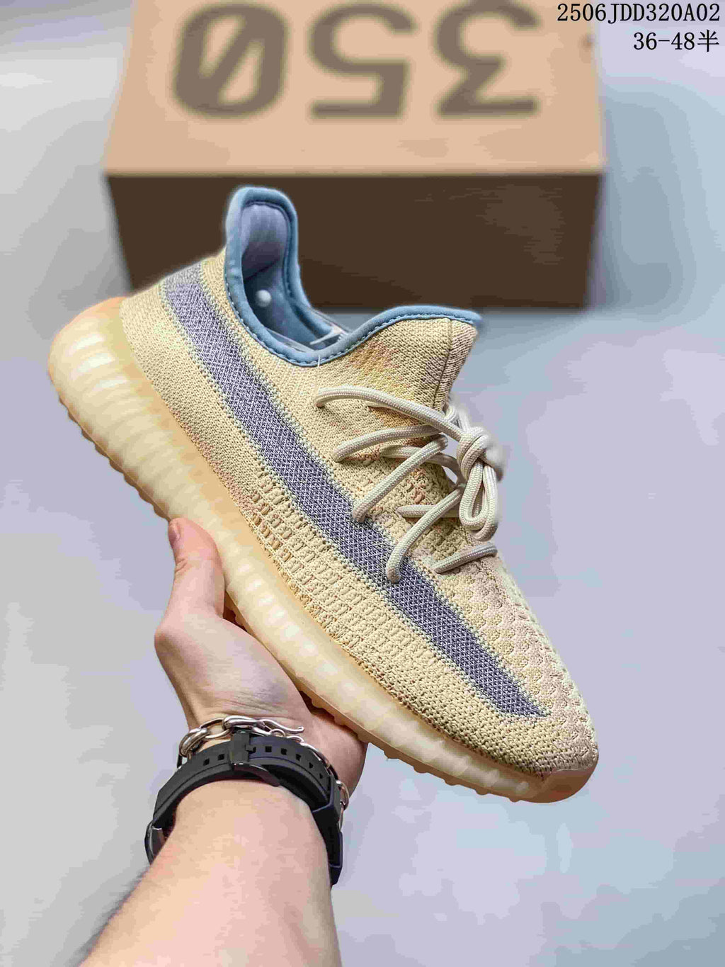 Adidas Yeezy Knit Sneakers with Ribbed Sole