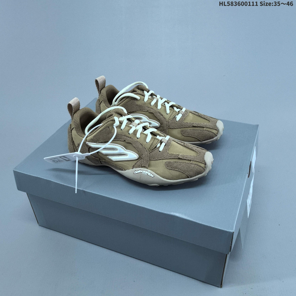 Balenciaga Track Sneaker Black and Taupe HL583600111