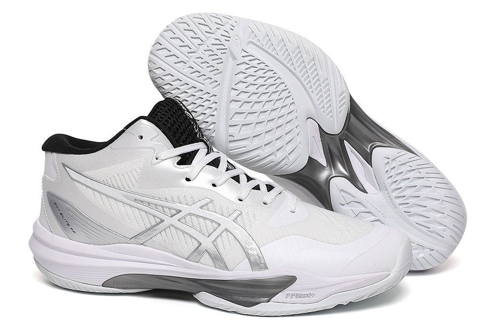 ASICS Sky Elite FF 3 White Silver Indoor Court Shoes