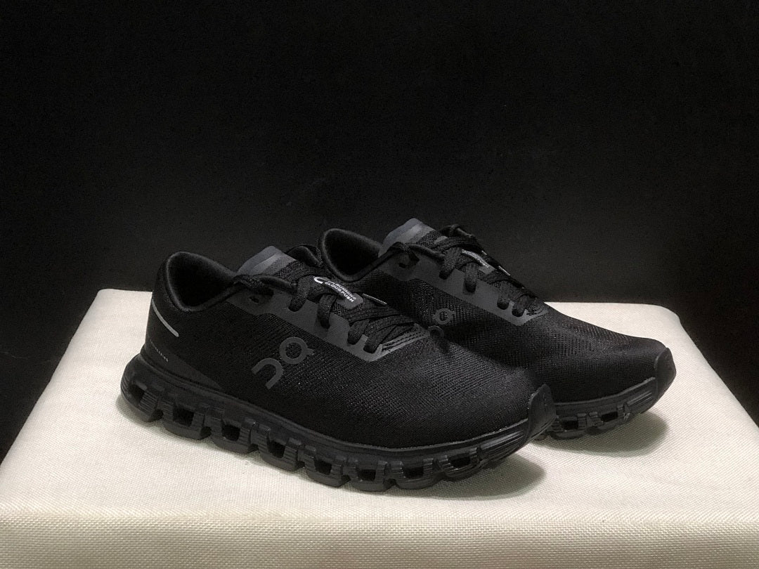 On Cloud 6 Push Black Running Sneakers