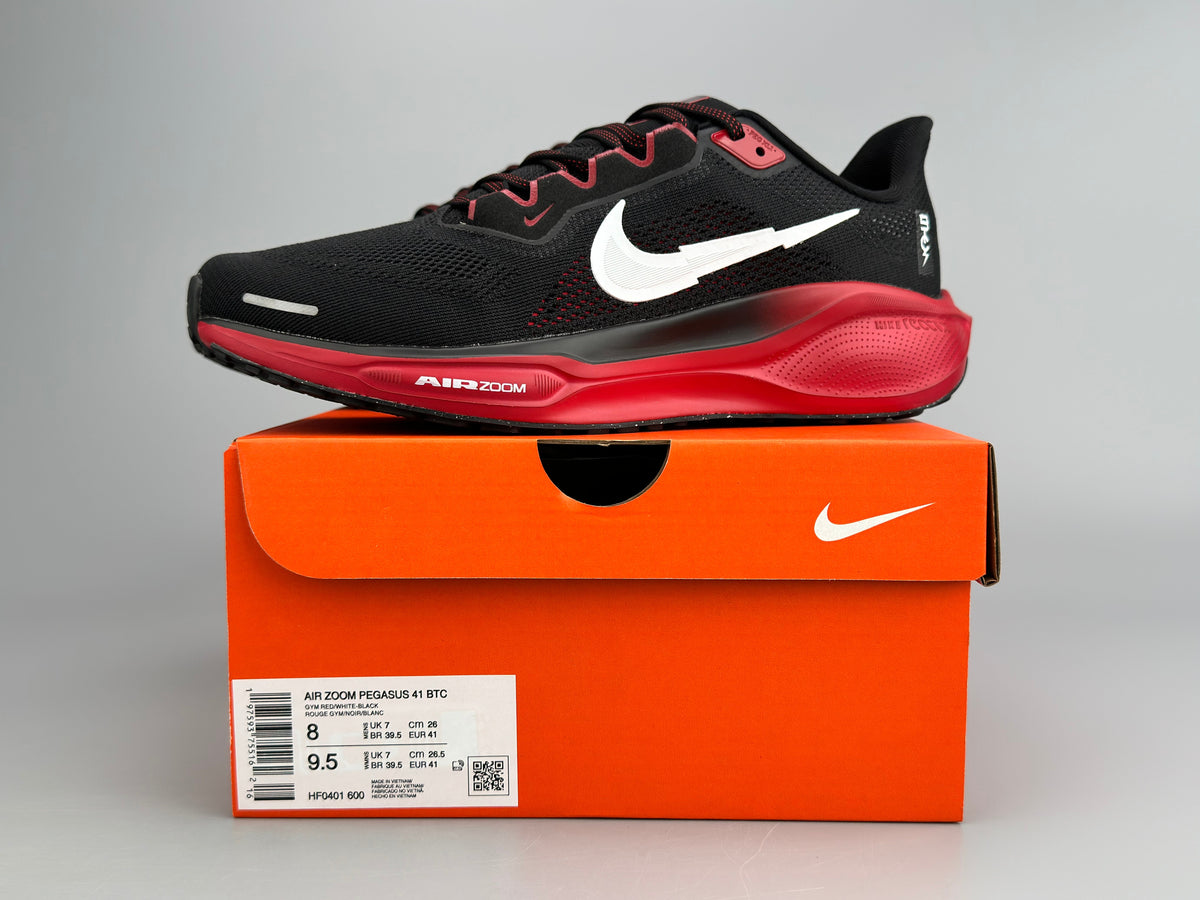 Nike Air Zoom Pegasus 41 Running Shoes Black Red HF0401-600