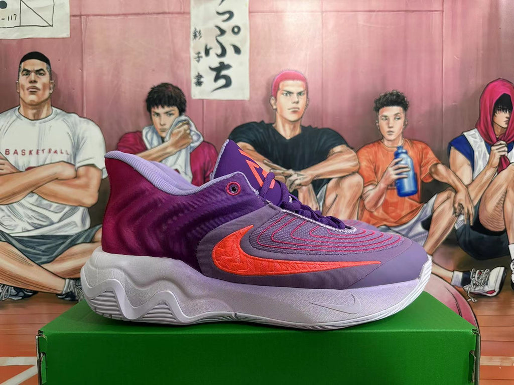 Nike Basketball Shoes in Purple and Burgundy