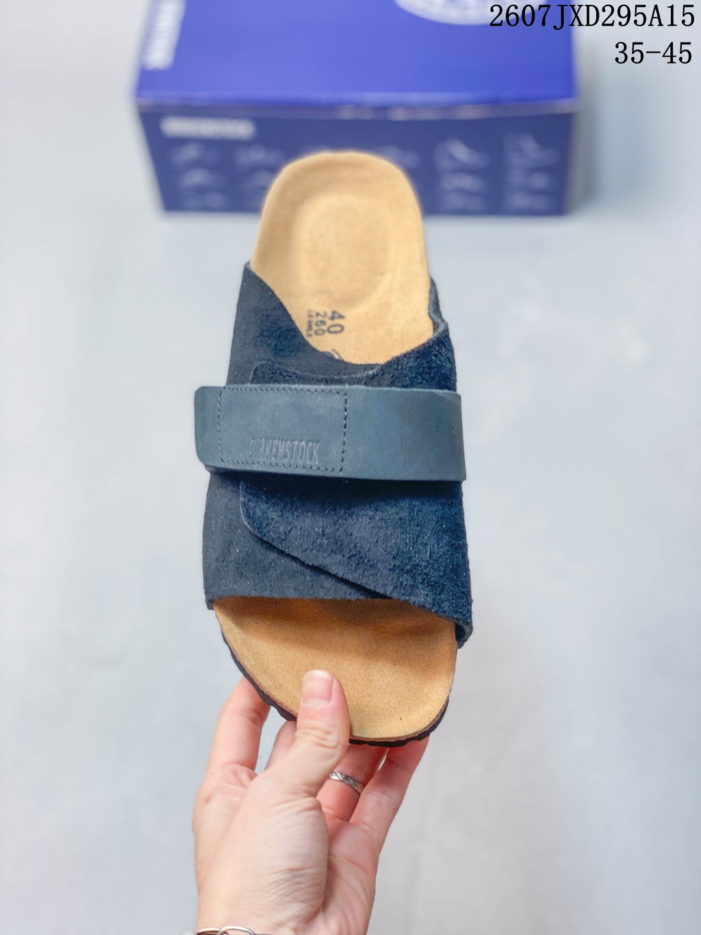 Birkenstock Boston Suede Shearling Crossover Sandals Black