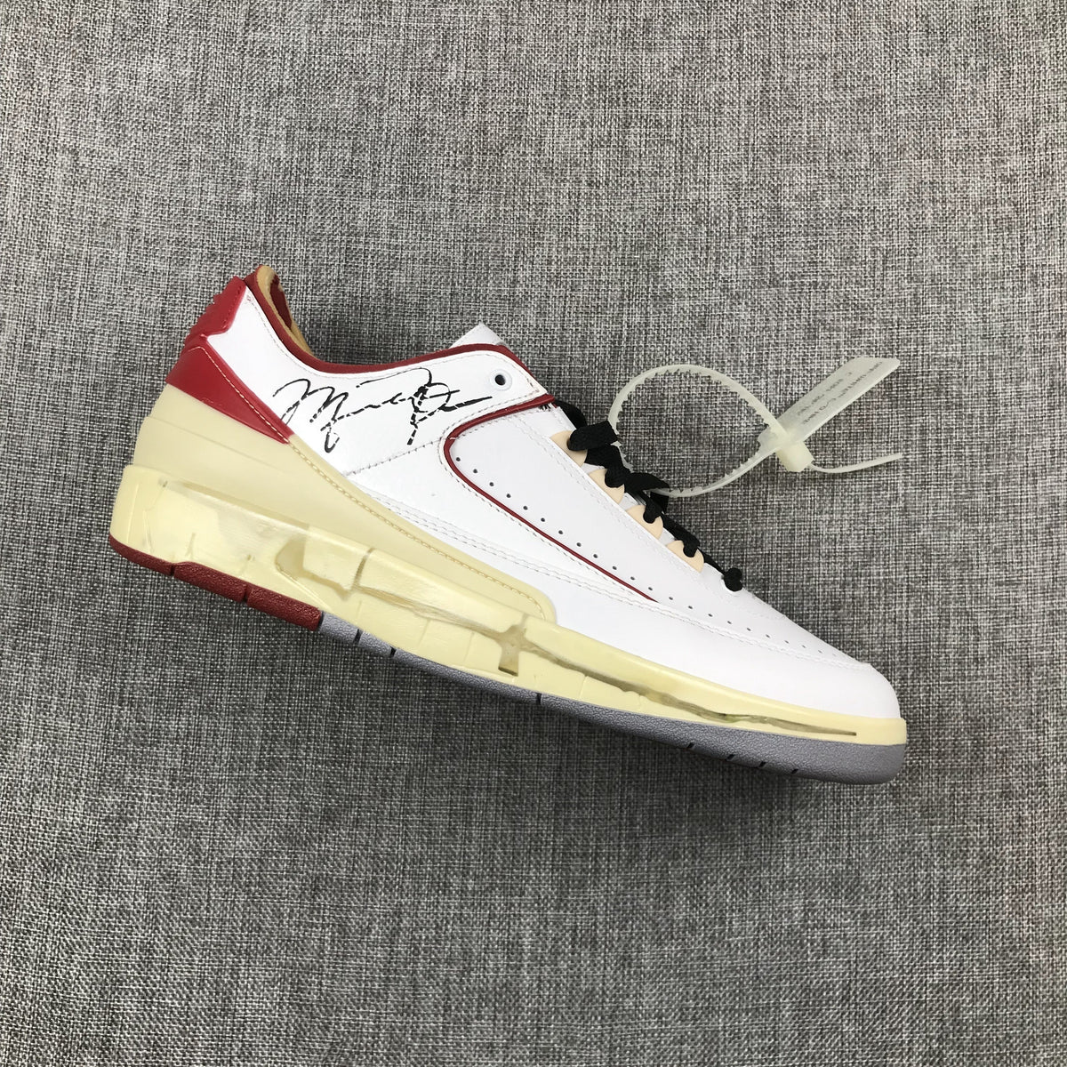 Air Jordan 2 Retro Low SP Off-White White Red DJ4375-004