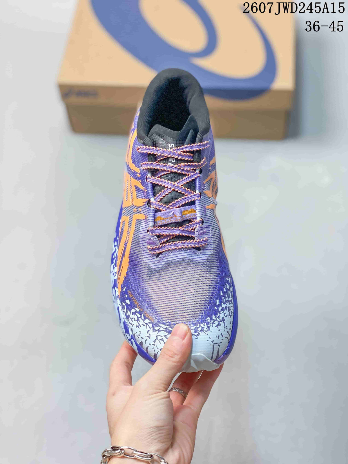 ASICS GEL Magic Speed 4 Purple Orange Sneakers 2607JWD245A15