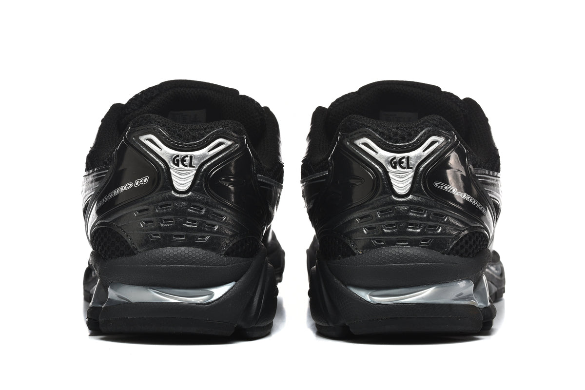 ASICS Gel-Kayano 14 Black and Silver Sneakers