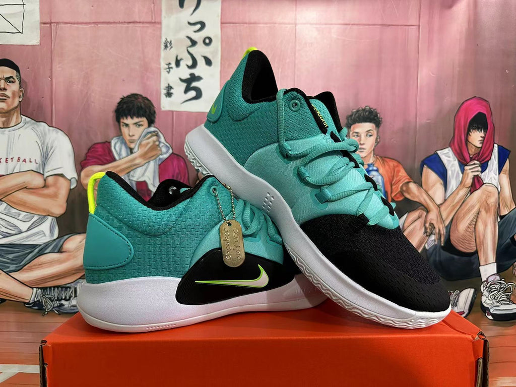 Nike Basketball Shoes Black Teal Volt