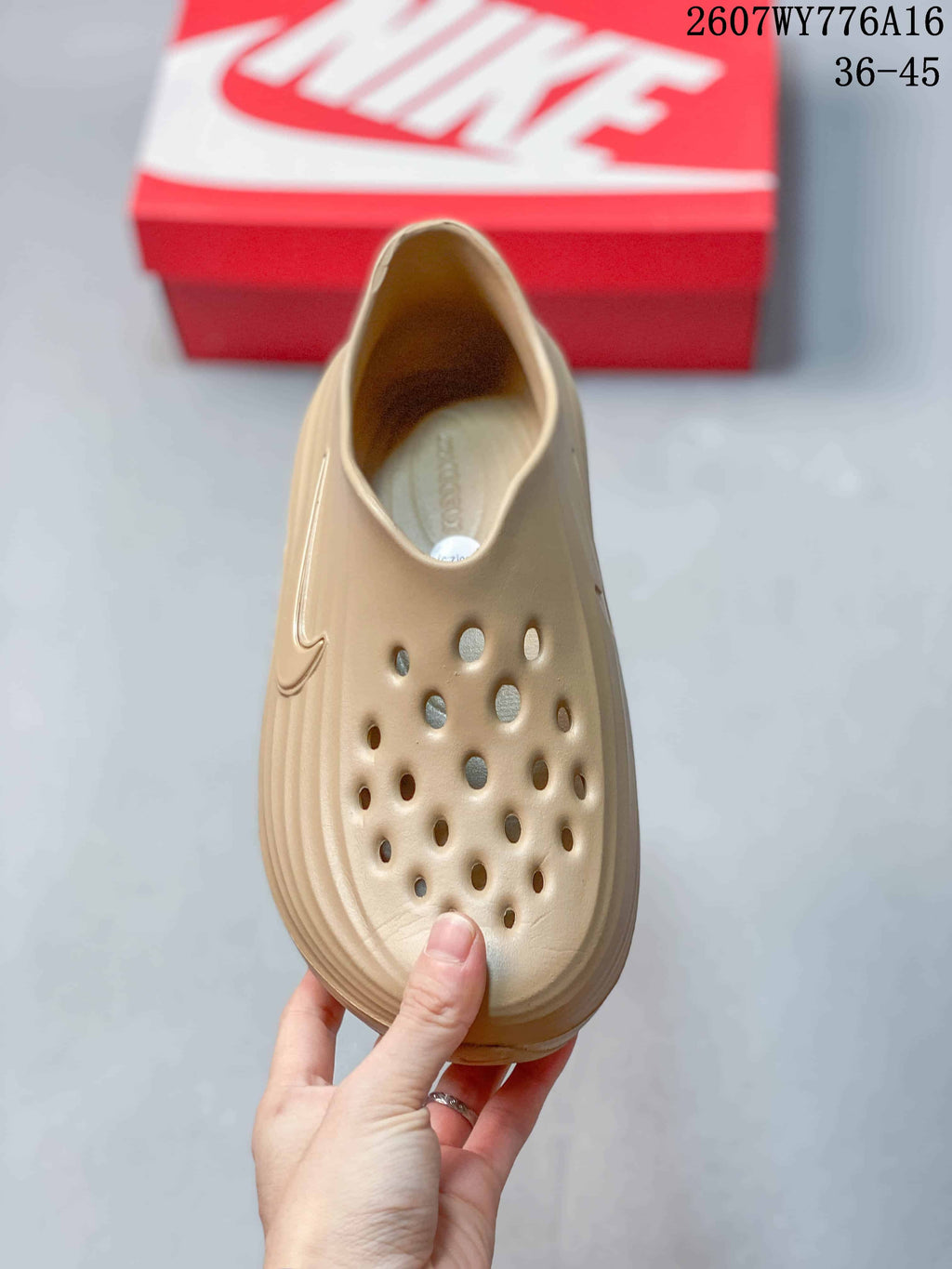 Nike ReactX Rejuven8 Clogs Tan 2607WY776A16