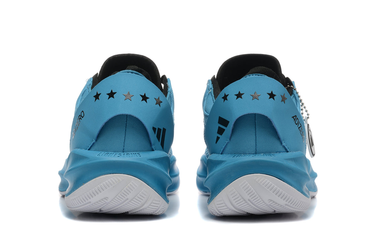 Adidas Adizero Blue Basketball Shoes