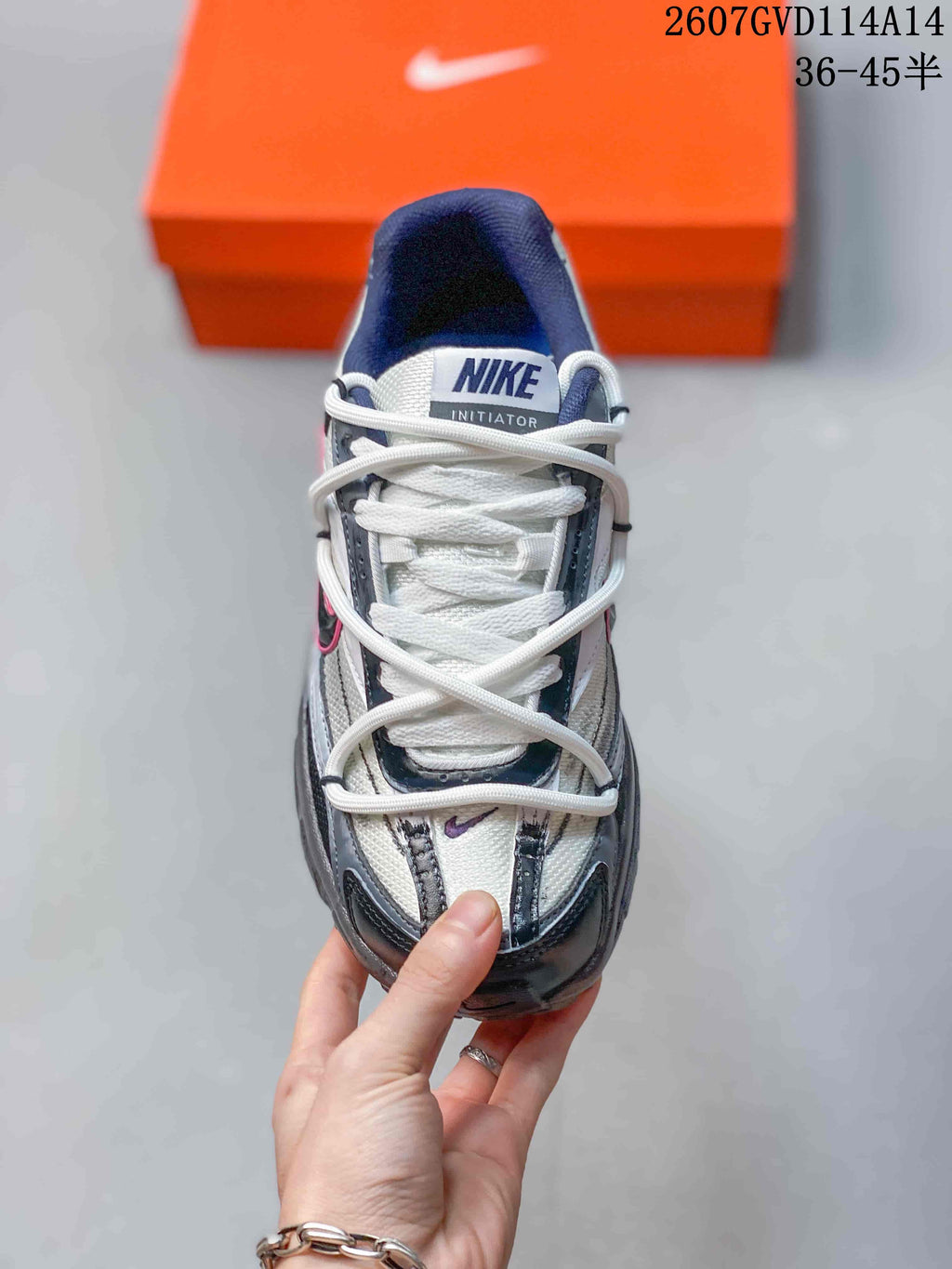 Nike Initiator RNR Sneakers Gray White Black 2607GVD114A14