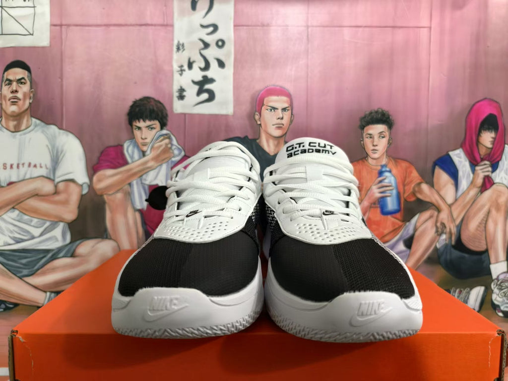 Nike GT Cut Academy Basketball Shoes, Black and White