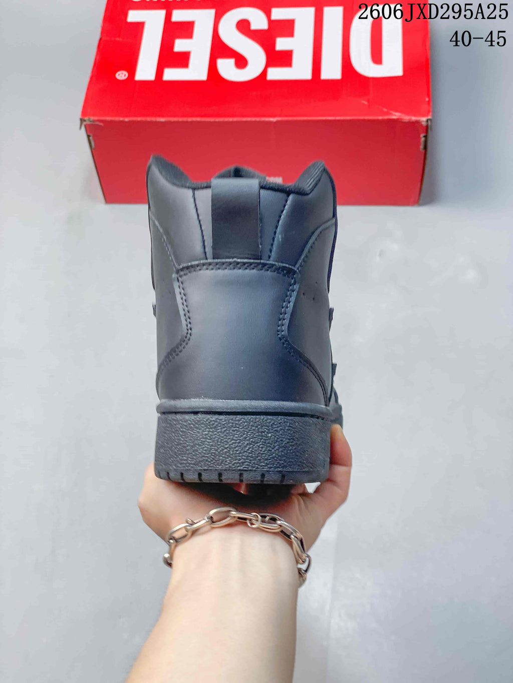 Diesel S-Ukiyo Dark Grey High-Top Sneakers Y03363 P5576 H1532