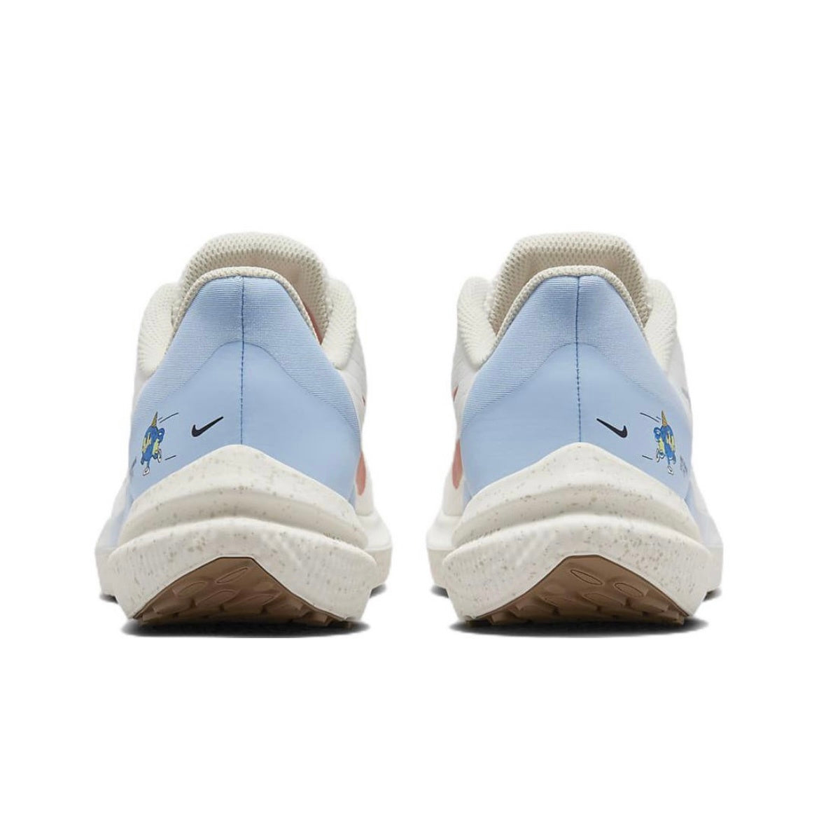 Nike Air Winflo 9 Running Shoes in White and Light Blue DX6048-181