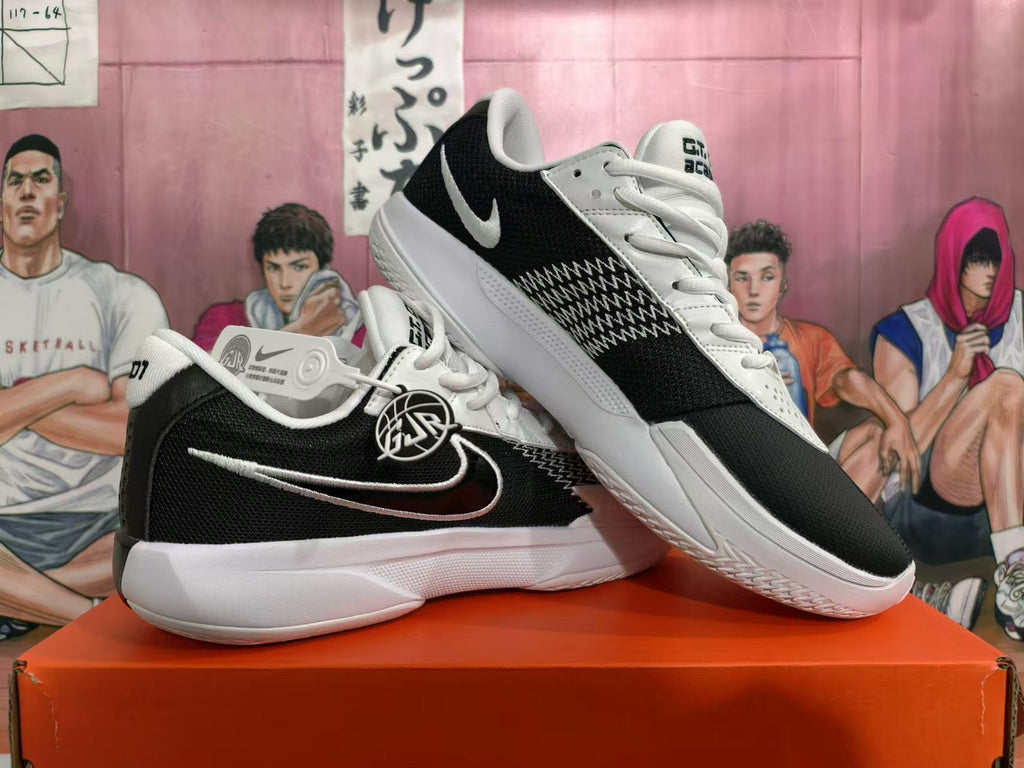 Nike GT Cut Academy Basketball Shoes, Black and White