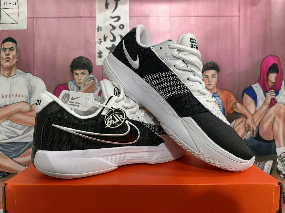 Nike GT Cut Academy Basketball Shoes, Black and White
