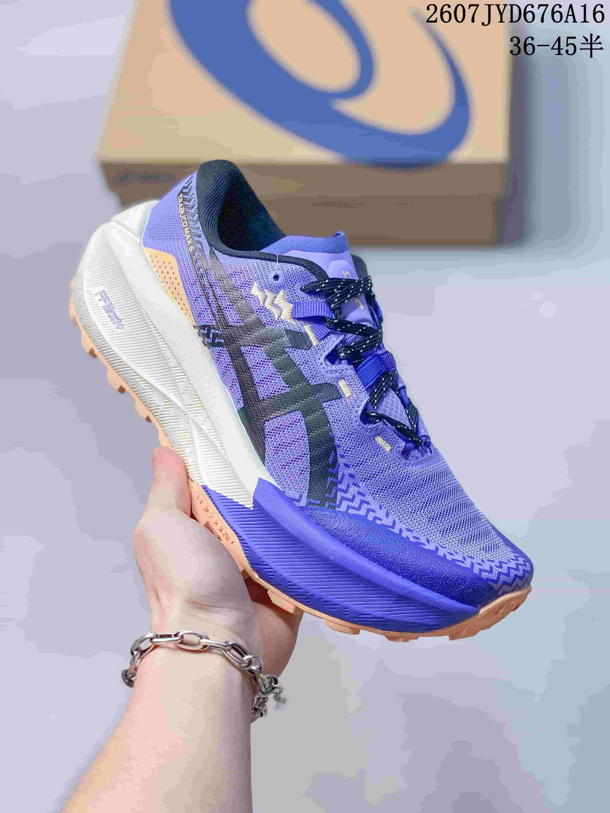 ASICS Trabuco Max Trail Running Sneakers Purple Blue